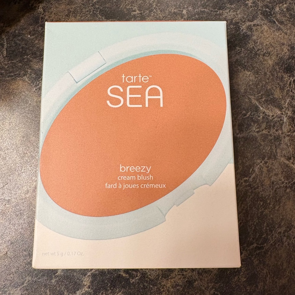 Tarte SEA Breezy Blush in Soft Blue Packaging